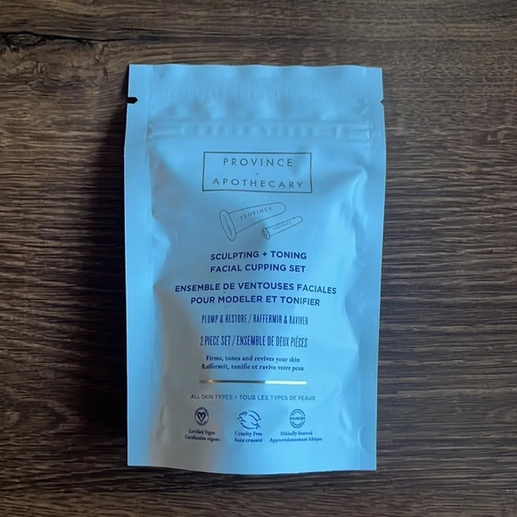 NWT Province Apothecary Sculpting + Toning Facial Cupping Set - Picture 3 of 6